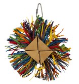 Prevue Pet Raffia Rainbow Bird Toy