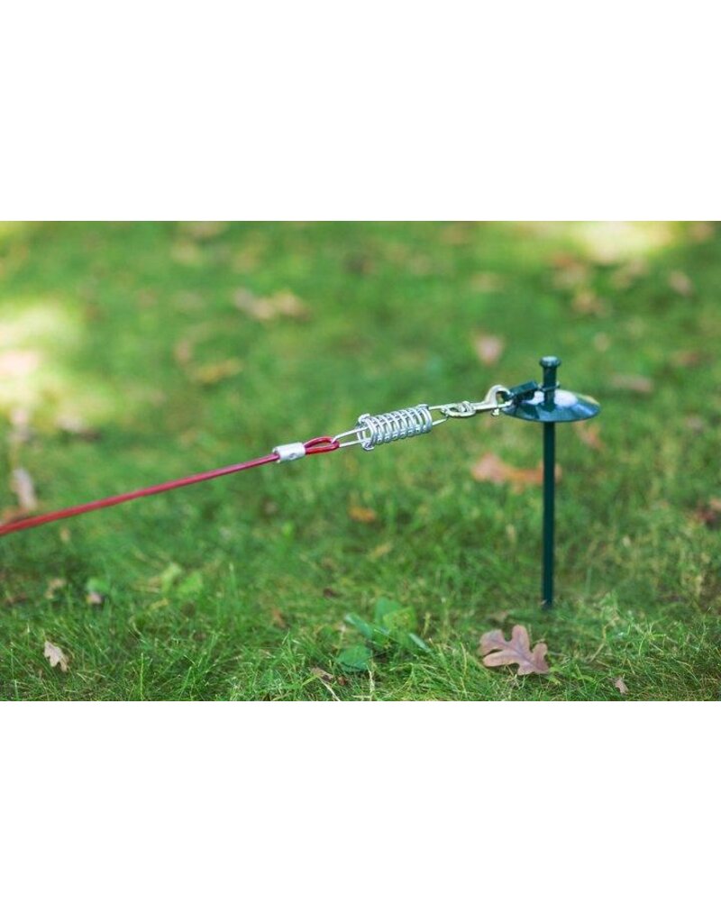 Prevue Pet Prevue Tie Out Cable Trolley Set For Dogs To 65 Lb 50 Ft