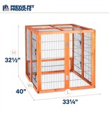 Prevue Pet Prevue Small Rabbit Playpen 33.25 x 40 x 32.5 In
