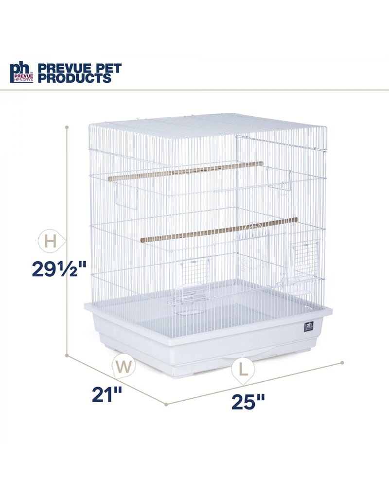 Prevue Pet Prevue Square Roof Parakeet/Cockatiel Cage 25 x 21 x 29 In