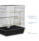 Prevue Pet Prevue Square Roof Parakeet/Cockatiel Cage 25 x 21 x 29 In