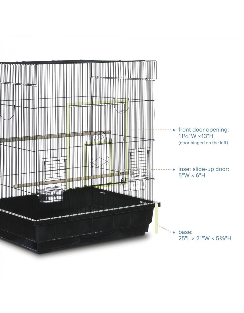 Prevue Pet Prevue Square Roof Parakeet/Cockatiel Cage 25 x 21 x 29 In