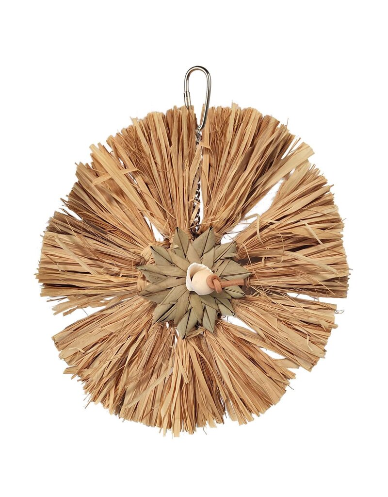 Prevue Pet Raffia Round Bird Toy