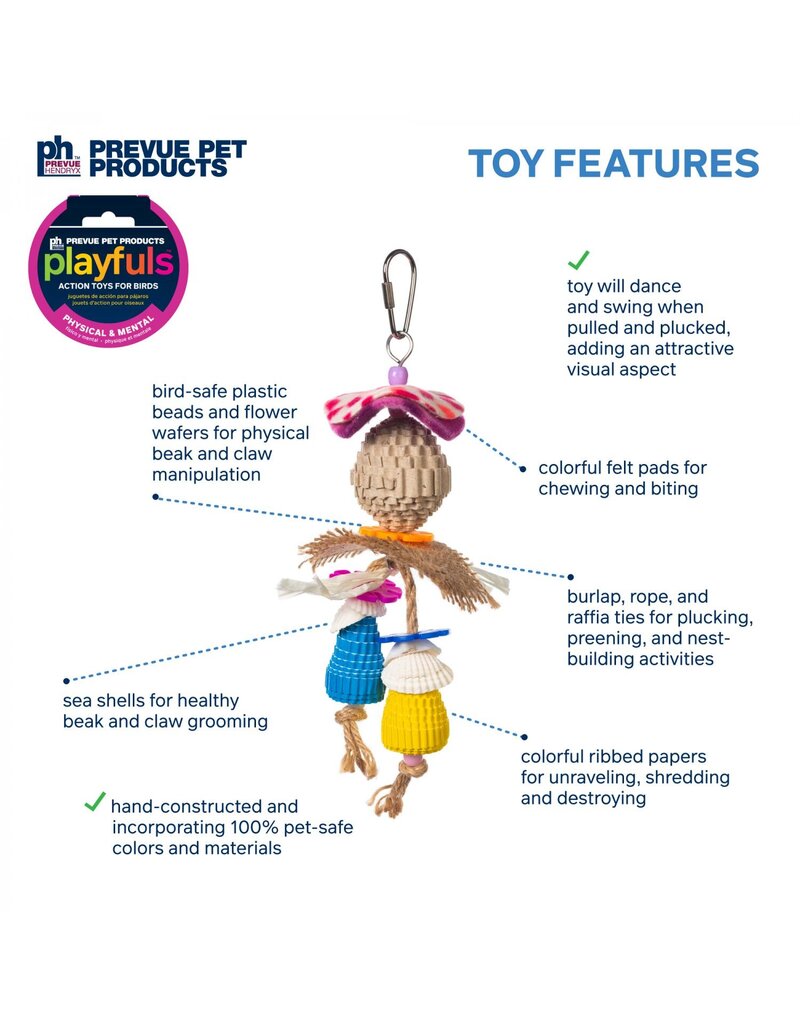 Prevue Pet Tug of War Bird Toy