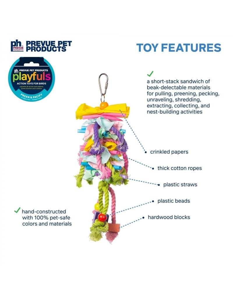 Prevue Pet Short Stack Bird Toy