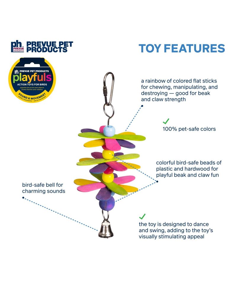 Prevue Pet Flower Power Bird Toy