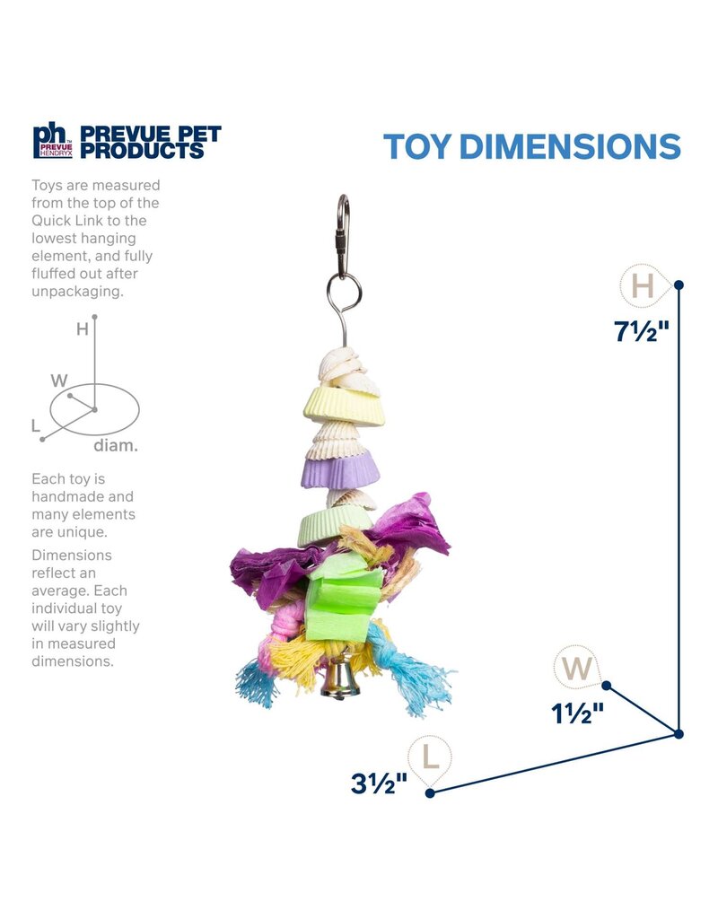 Prevue Pet Cookies & Knots Bird Toy