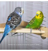 Prevue Pet Wood Corner Shelf for Bird Cage