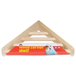 Prevue Pet Wood Corner Shelf for Bird Cage