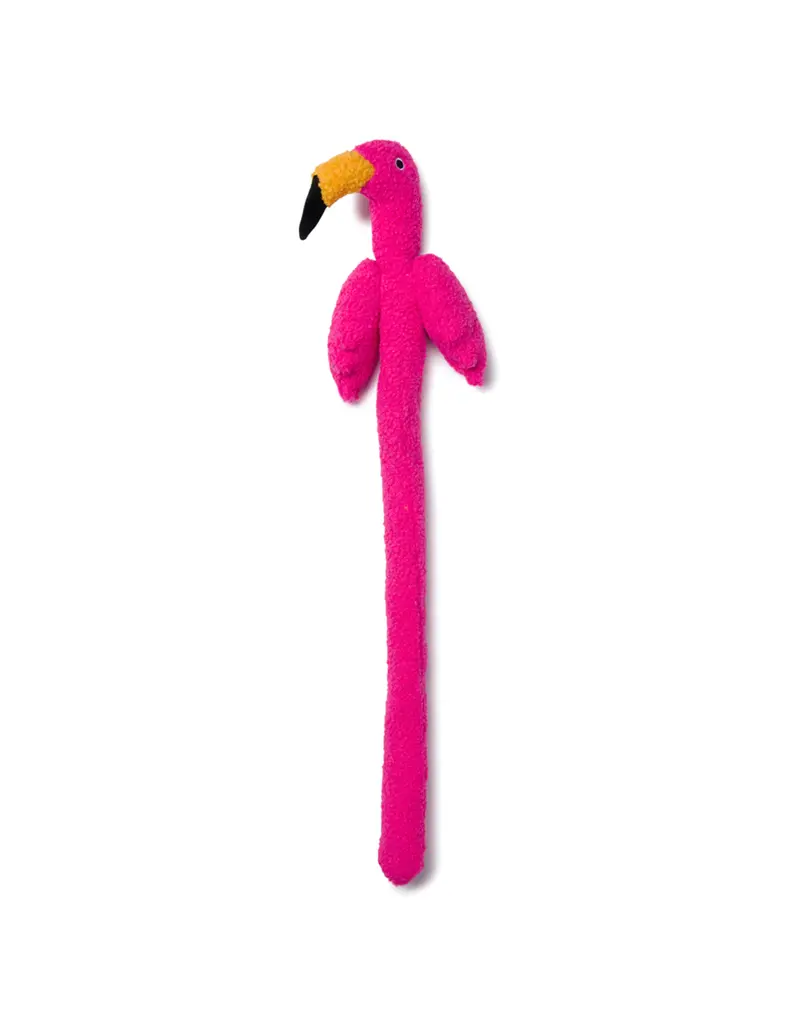 Fab Dog Fab Dog Dog Toy Twisty Flamingo Mini