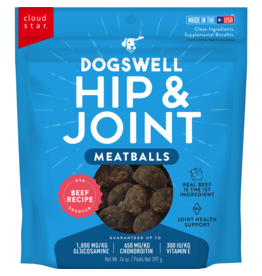 Dogswell Dogswell Hip & Joint Meatball Dog Treat Beef 14 Oz