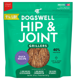 Dogswell Dogswell Hip & Joint Grillers Dog Treat Duck 10 Oz