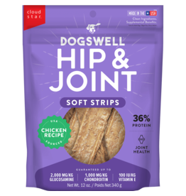 Whitebridge Pet Brands Dogswell Hip & Joint Soft Strips Dog Treat Chicken 12 Oz