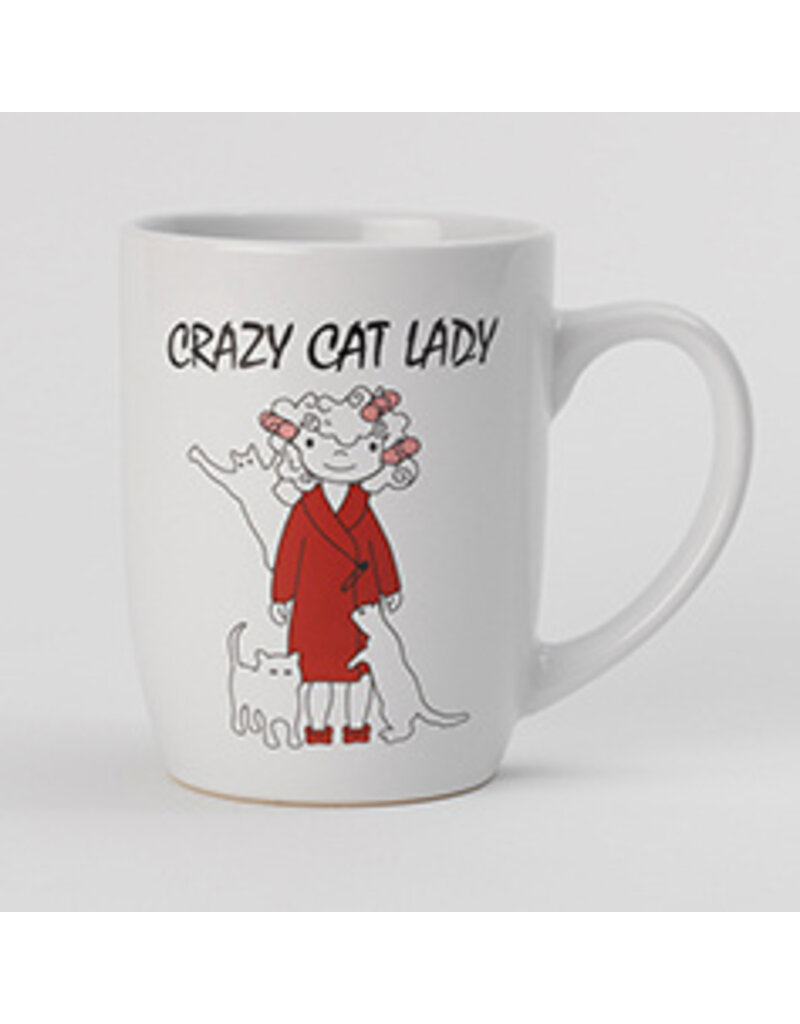 Petrageous Crazy Cat Lady Mug 24oz, White