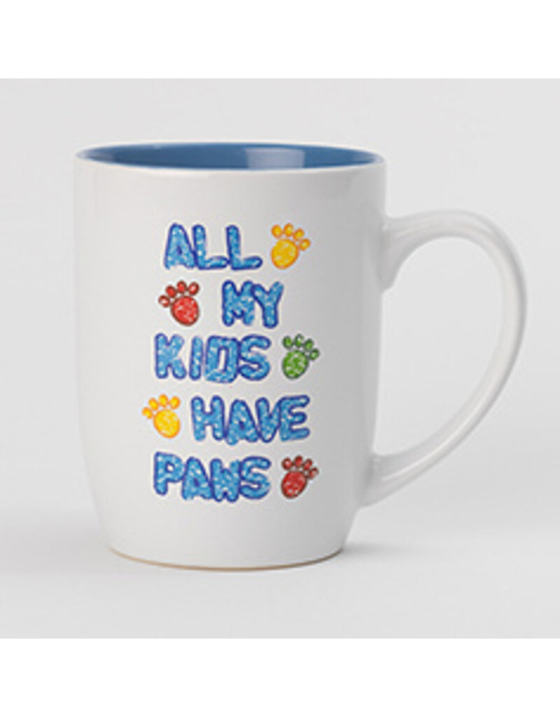 Petrageous All My Kids Have Paws Mug 24 Oz White