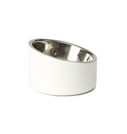 Petrageous Seychelles Slanted Stainless Double Walled Bowl Wh 1 Cup