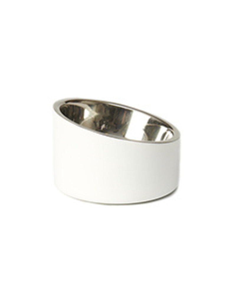 Petrageous Seychelles Slanted Stainless Double Walled Bowl Wh 1 Cup