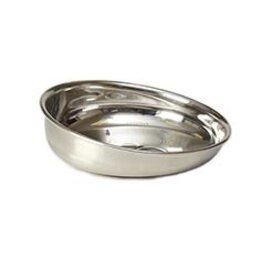 Petrageous Bermuda Shallow Slanted Stainless Bowl w/Paw, 1 Cup