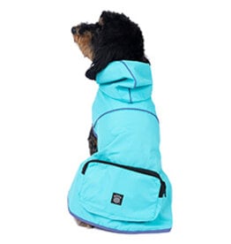 Petrageous Banff Packable Rain Jacket Aqua