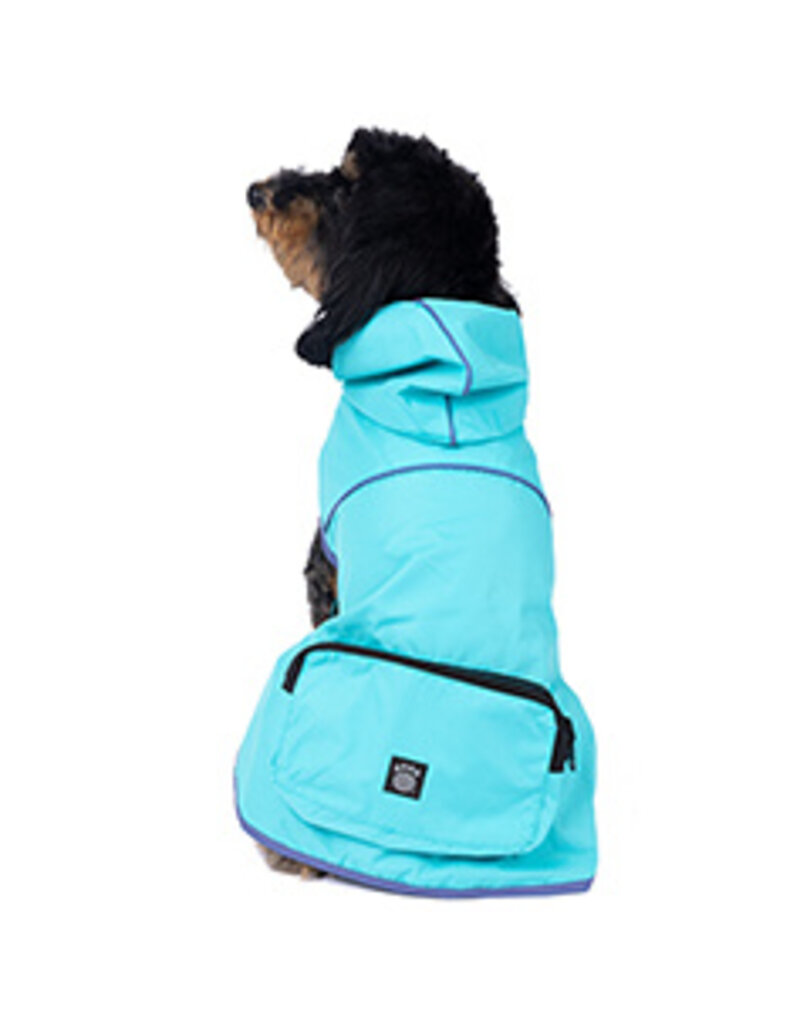 Petrageous Banff Packable Rain Jacket Aqua