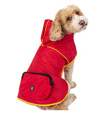 Petrageous Banff Packable Rain Jacket Red