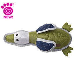 Petrageous Eddie Bauer Oxford Nylon Duck Dog Toy 14 In