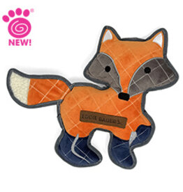 Petrageous Eddie Bauer Fox with Coral Fleece Dog Toy