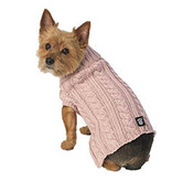 Petrageous Marley's Cable Sweater Rose