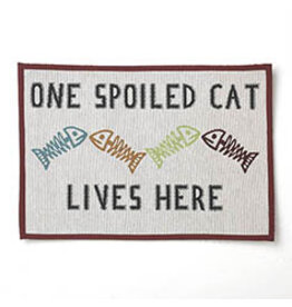 Petrageous Petrageous One Spoiled Cat Placemat