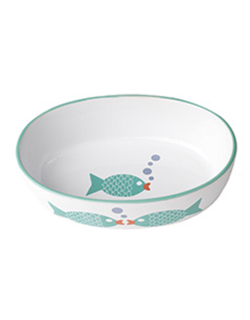 Petrageous Petrageous Bubble Fish 5 In Oval Dish