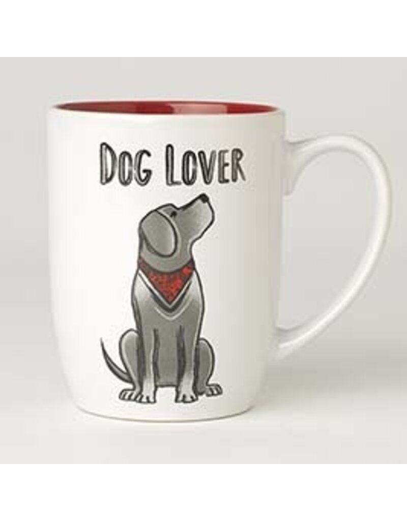 Petrageous Petrageous Dog Lover Mug 24oz White/Red