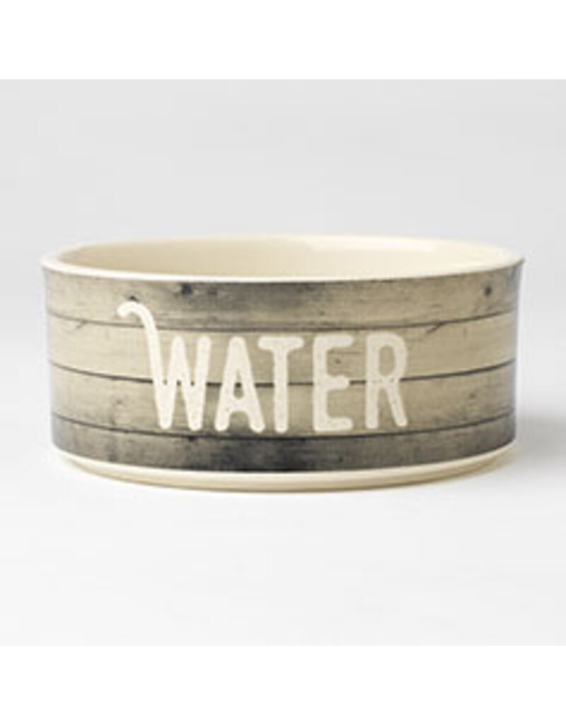 Petrageous Petrageous Farm Dog Water Bowl 6" Gray