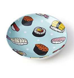 Petrageous Petrageous Sushi 5IN Saucer Teal/White 2.5oz