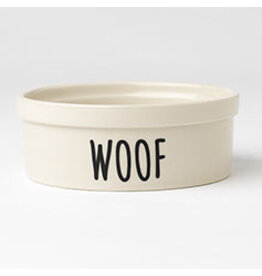 Petrageous Petrageous Urban Woof Crock 5.375" Natural, 2 Cups