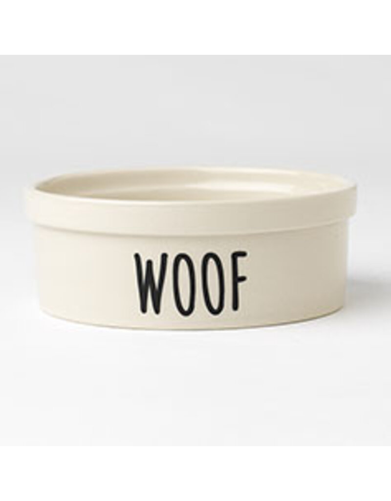 Petrageous Petrageous Urban Woof Crock 5.375" Natural, 2 Cups