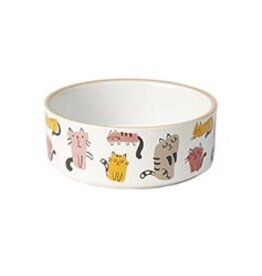 Petrageous Snobby Cats 5 In Bowl 2 Cups