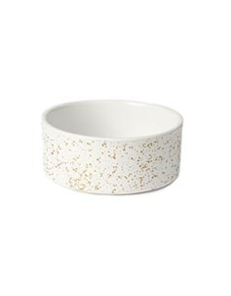 Petrageous Speckles 5 In Bowl, White 2 Cups