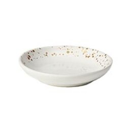 Petrageous Speckles 5 In Saucer, White 2.5oz