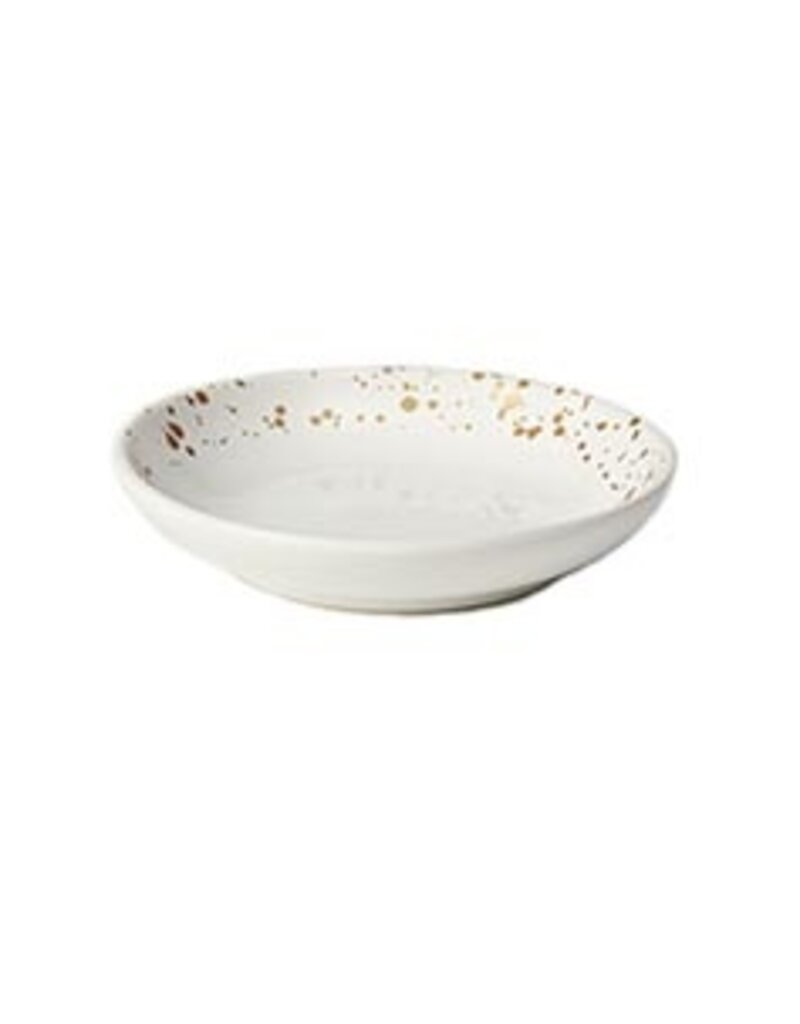 Petrageous Speckles 5 In Saucer, White 2.5oz