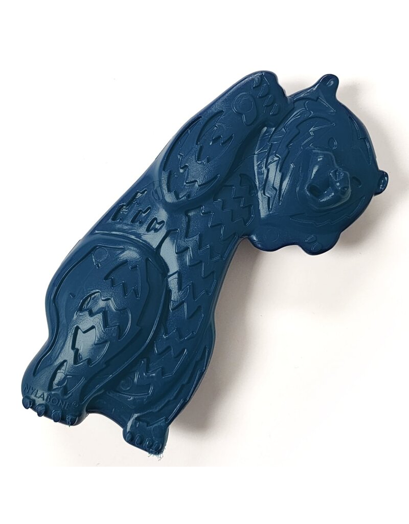 Nylabone Nylabone Power Chew Love Our Oceans Teddy Bear Bone Dog Toy