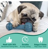 Nylabone Nylabone Power Chew Love Our Oceans Barbell Dog Toy