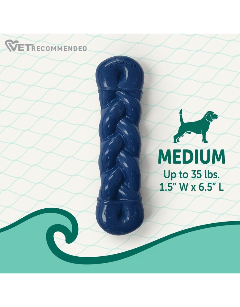 Nylabone Nylabone Power Chew Love Our Oceans Infinity Braid Bone Dog Toy