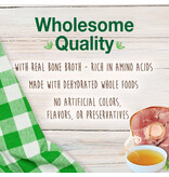 Nylabone Healthy Edibles Broth Bone Natural Dog Chew Ham Large