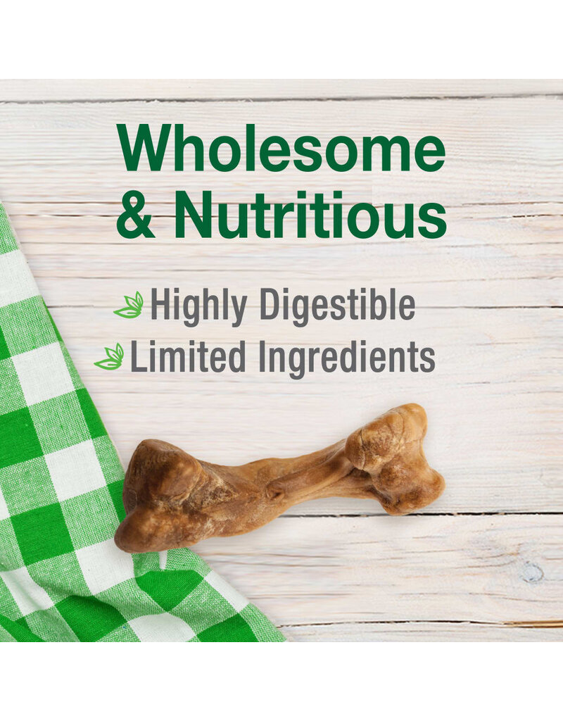 Nylabone Healthy Edibles Broth Bone Natural Dog Chew Ham Large