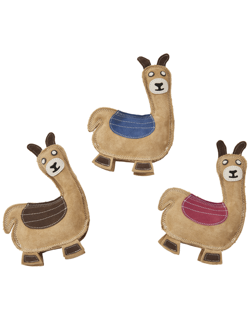 Ethical Pet Spot Dura-Fused Leather Dog Toy Llama