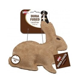 Ethical Pet Spot Dura-Fused Leather Dog Toy Chunky Rabbit