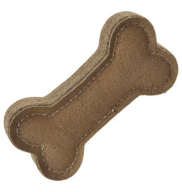 Ethical Pet Spot Dura-Fused Leather Bone Dog Toy 6 In