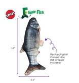 Ethical Pet Spot Flippin Fish Cat Toy W/USB Charger and Catnip
