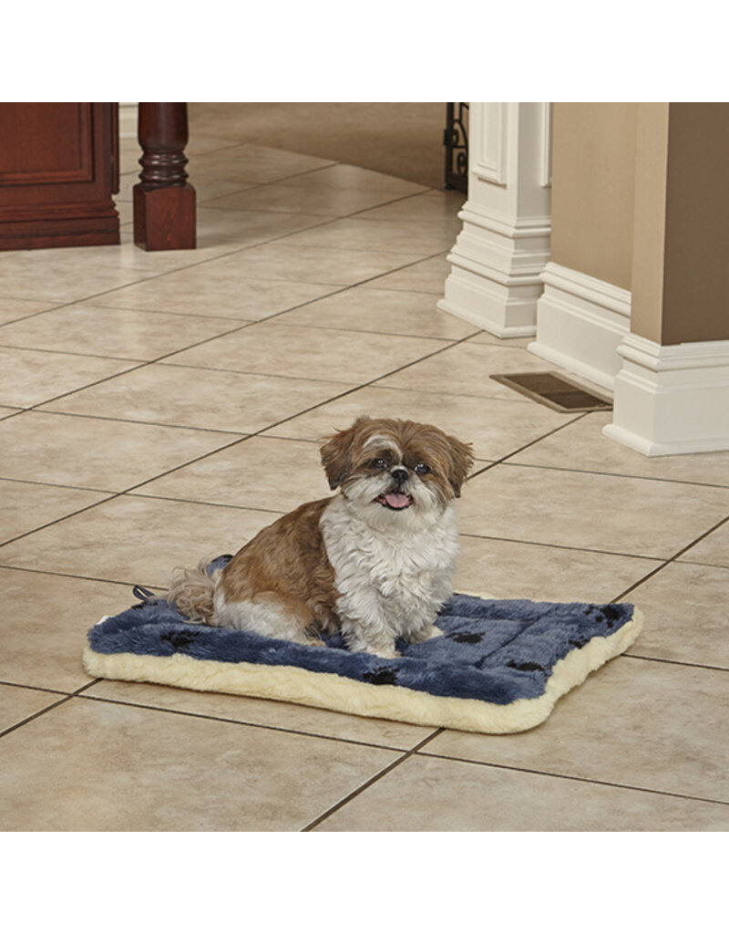 MidWest Midwest QuietTime Reversible Paw Print Bed
