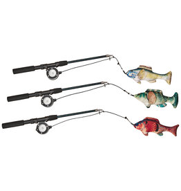 Ethical Pet Catch of the Day Fishing Rod Wand Cat Toy 18 In